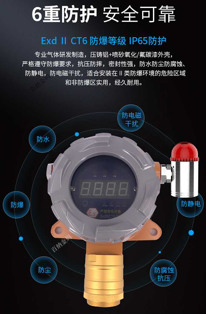 6重防護(hù)甲苯檢測儀